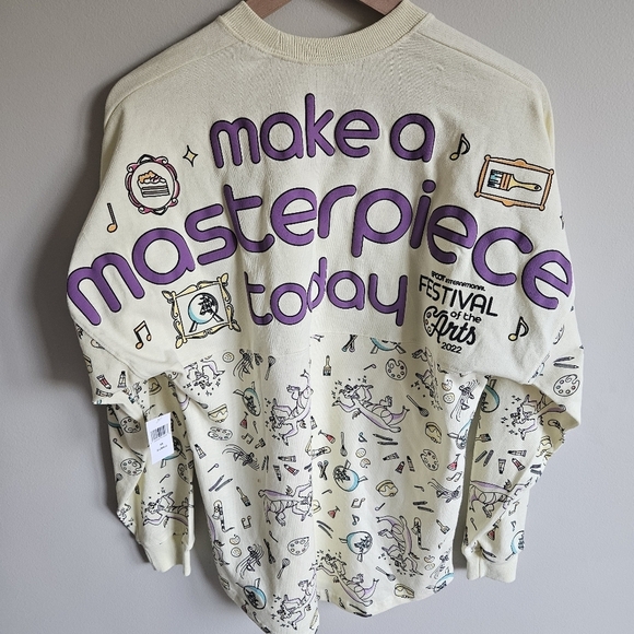 Disney Epcot Festival Of The Arts Figment Spirit Jersey NWT - Picture 7 of 11
